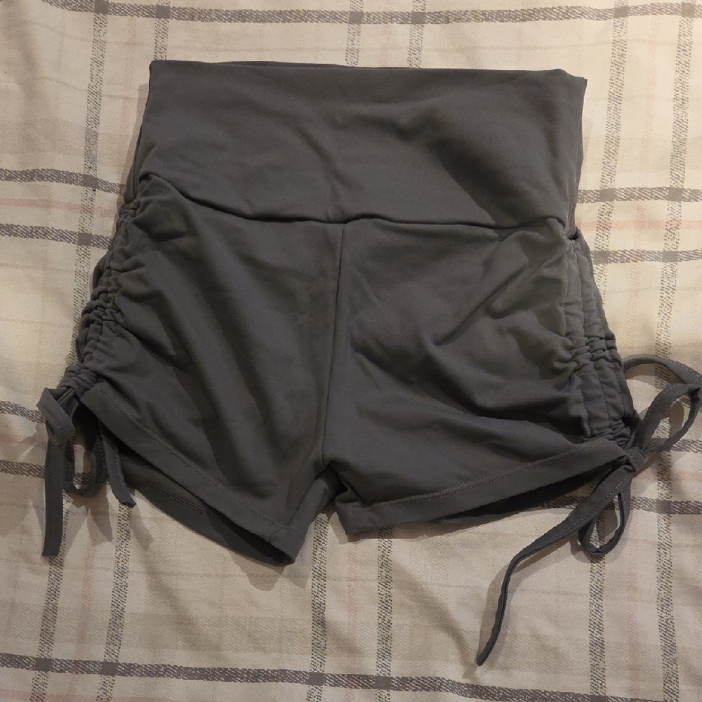 Grey Pechee Bum Shorts